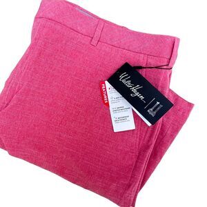 New Walter Hagan Shorts mens Size 40 Red Gripper Stretch Waistband Inseam 10"